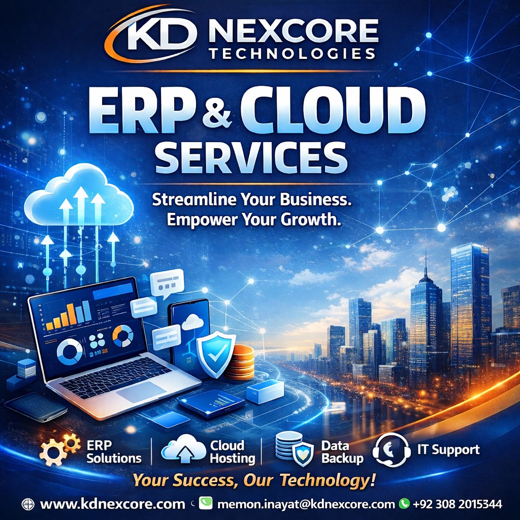 ERP & Cloud Services by  KD NexCore ERP Technologies